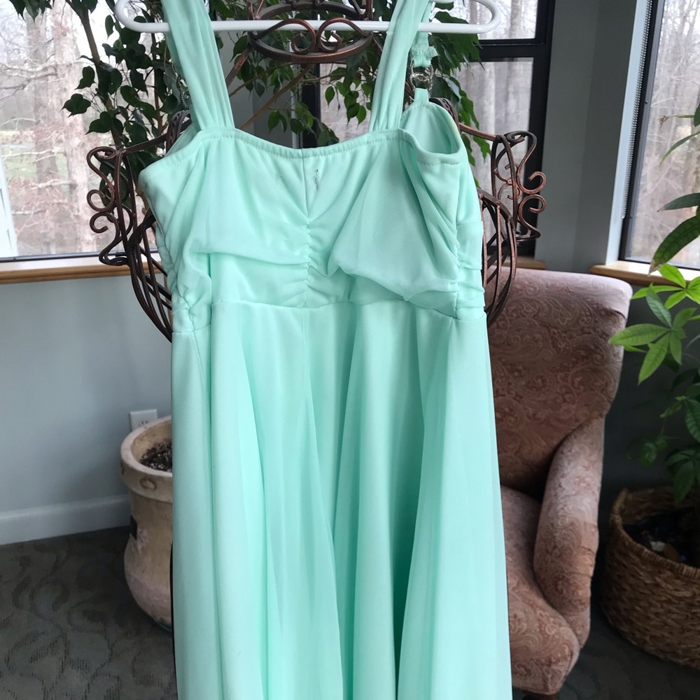 Turquoise Dress with Rhinestones | Ruby Rox - Picture 5 of 8